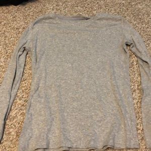Grey long sleeve shirt